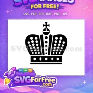 Free Black Crown Free Royal King Queen Free SVG 2