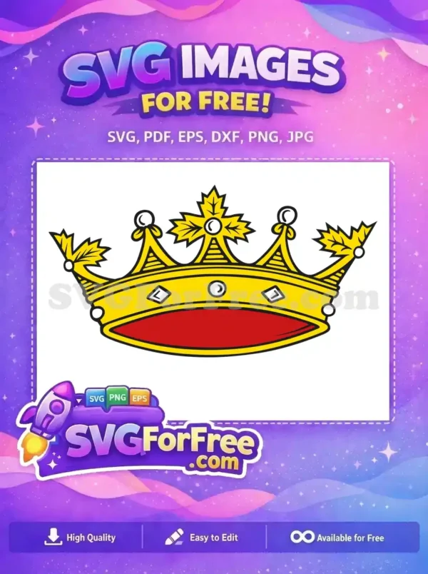 Free Golden Crown Free Royalty King Queen Free SVG