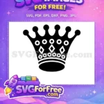 Free Black Crown Free Royal King Queen Design Free SVG - Instant Download