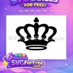 Free Royal Crown Free Black Silhouette King Free SVG 8 - Instant Download