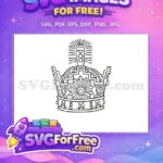Free Royal Crown Free Jeweled King Queen Free SVG - Instant Download