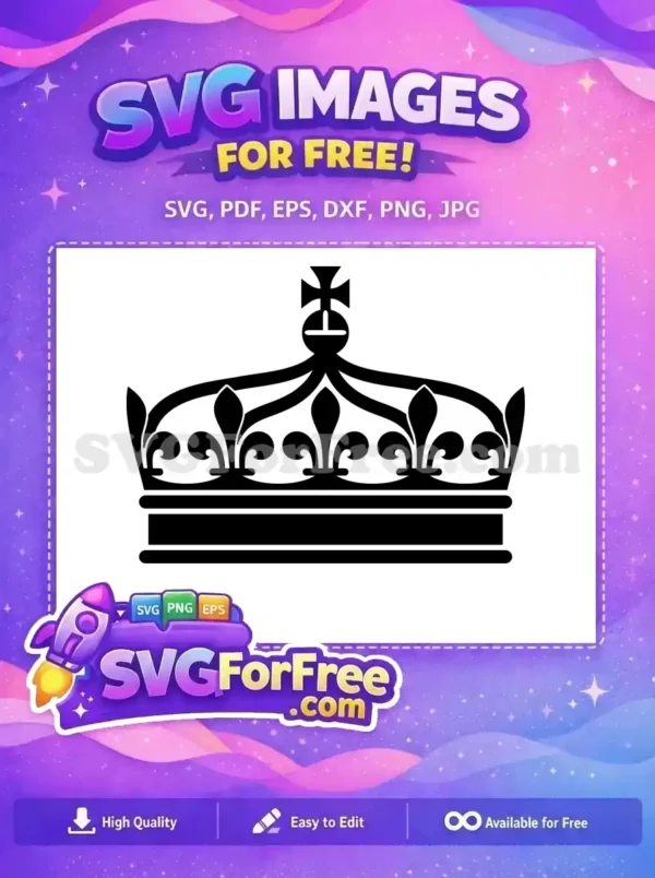 Free Cross Detail Free Fleur De Lis King Free SVG