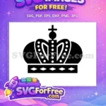 Free Royal Crown Free Black Diamonds King Free SVG 2 - Instant Download