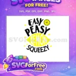 Free Easy Peasy Lemon Free Squeezy Kitchen Free SVG - Instant Download