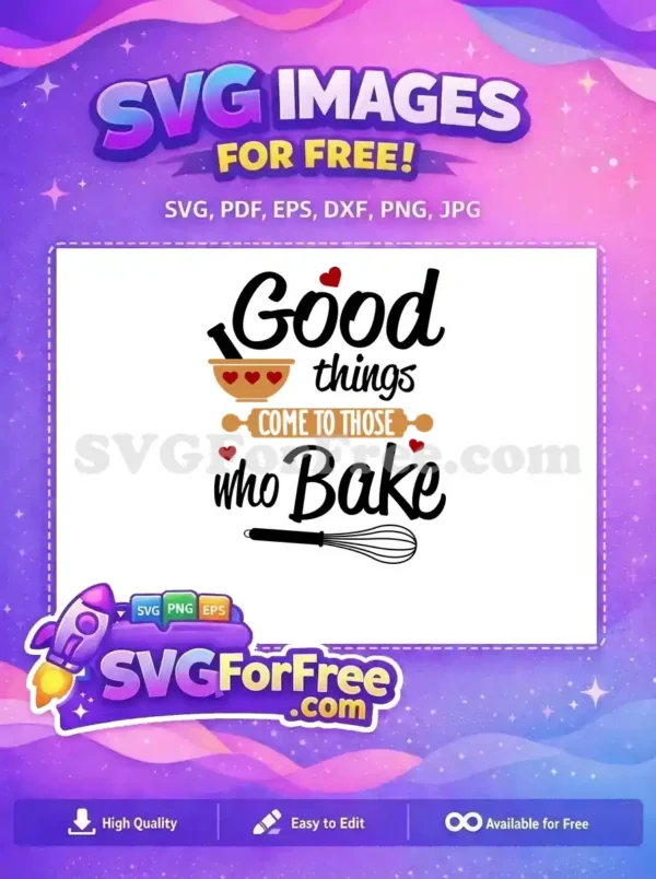 Free Baking Tools Free Red Hearts Good Things Kitchen Free SVG