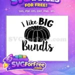 Free I Like Big Free Bundts Kitchen Free SVG - Instant Download