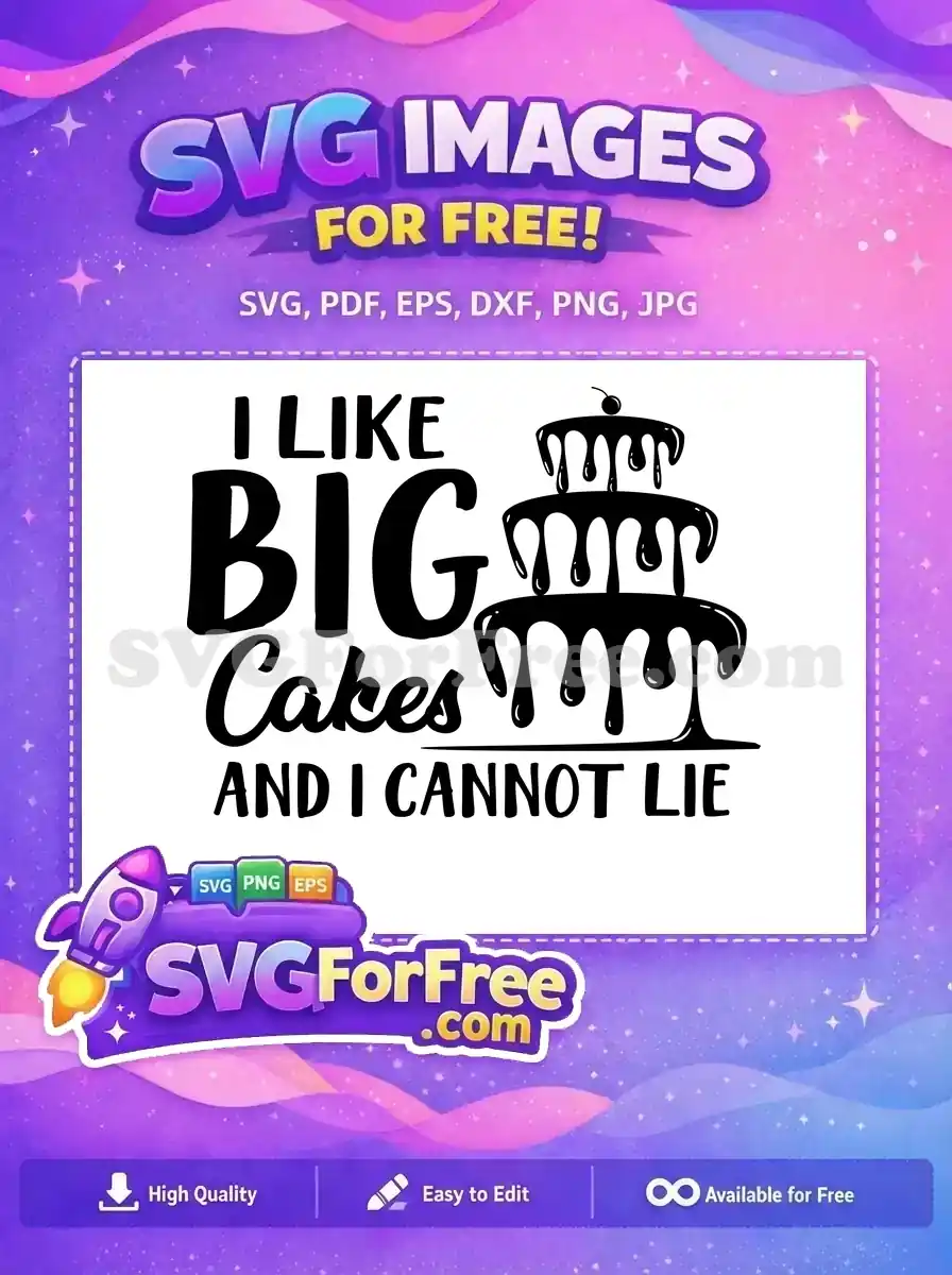 Free Big Cakes Free Kitchen SVG Free Cake SVG