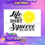 Free Yellow Lemon Slice Free Kitchen Cutout Fruit Free SVG - Instant Download