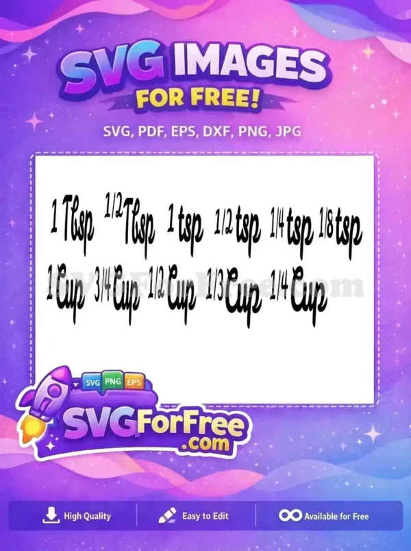 Free Teaspoon Tablespoon Free Cup Measurement Kitchen Free SVG Free Teaspoon Tablespoon Free Cup Measurement Kitchen Free SVG