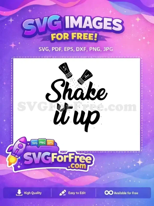 Free Salt Shaker Free Pepper Shaker Shake It Free SVG Free Salt Shaker Free Pepper Shaker Shake It Free SVG