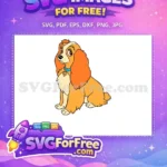 Free Orange Lady Dog Free Blue Collar Lady and Tramp Free SVG 1 - Instant Download