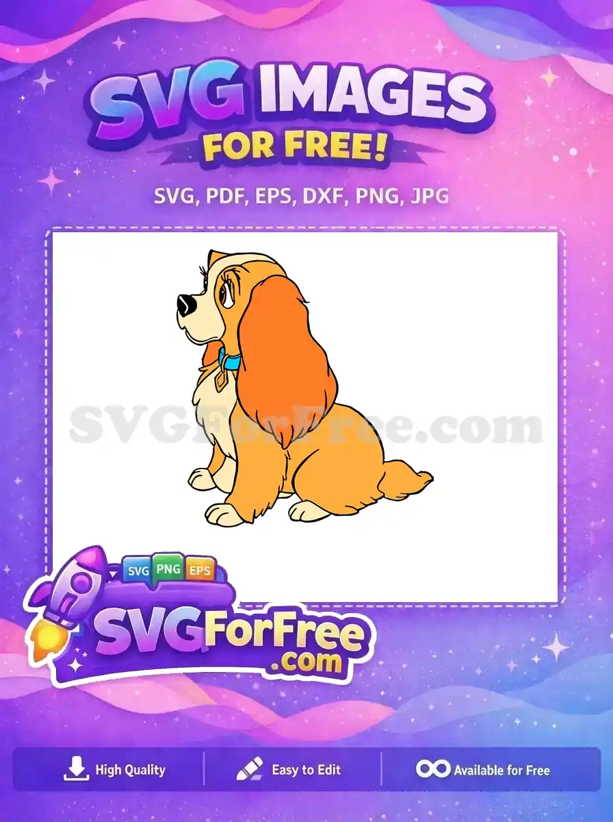 Free Tan Lady Free Blue Collar Lady and the Tramp Free SVG