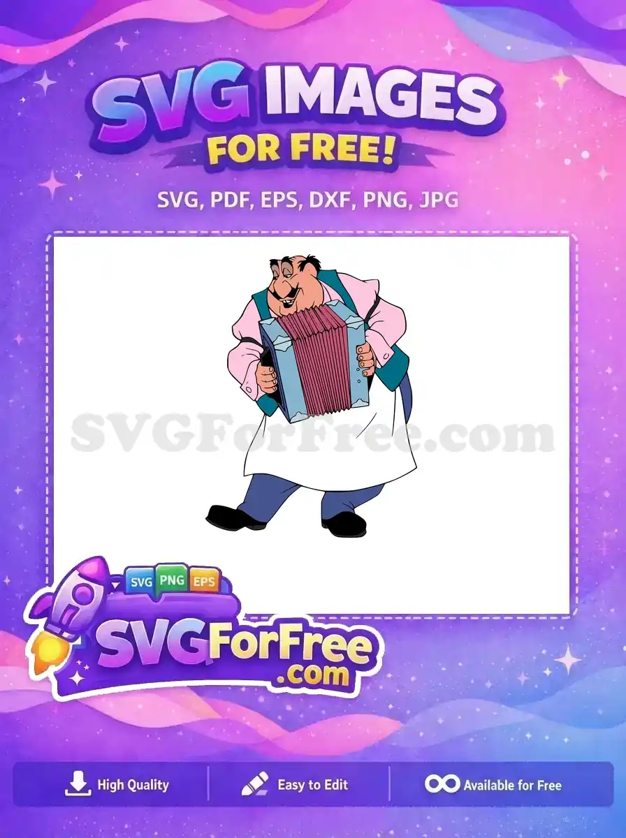 Free Tony Accordion Free Lady and the Tramp Free SVG
