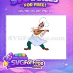Free Chef Tony Smiling Free Mandolin Player Lady Tramp Free SVG - Instant Download