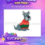 Free Jock Scottish Terrier Free Red Green Lady Tramp Free SVG - Instant Download