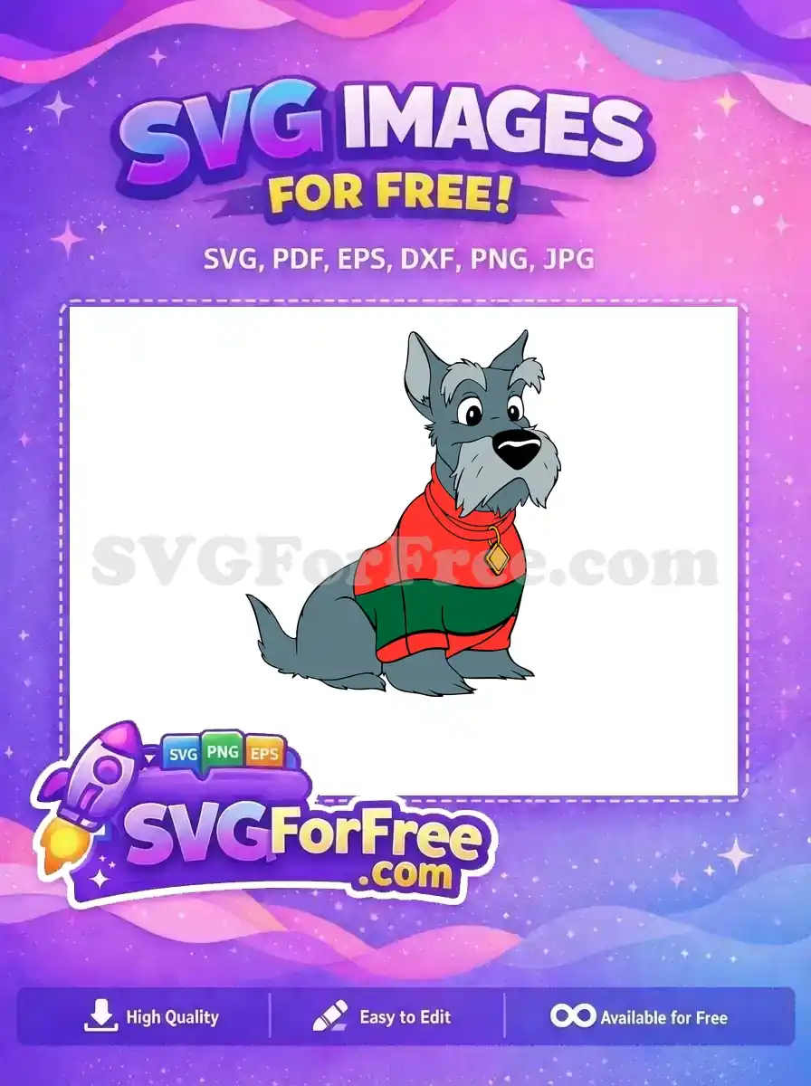 Free Jock Scottish Terrier Free Red Green Lady Tramp Free SVG