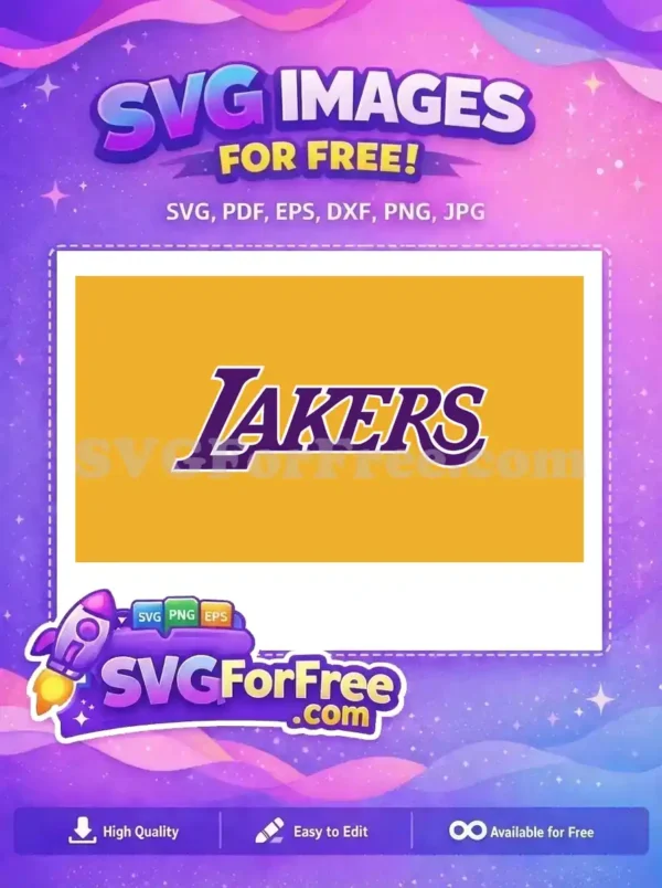Free Purple Gold Lakers Free NBA Team Free SVG Free Purple Gold Lakers Free NBA Team Free SVG
