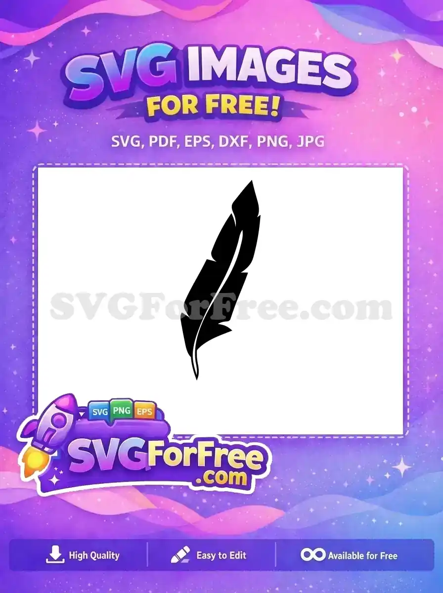 Free Detailed Leaf Free Elegant Silhouette Leaf Free SVG
