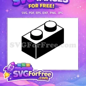 Free Black Lego Block Free Two Studs Toy Free SVG Free Black Lego Block Free Two Studs Toy Free SVG