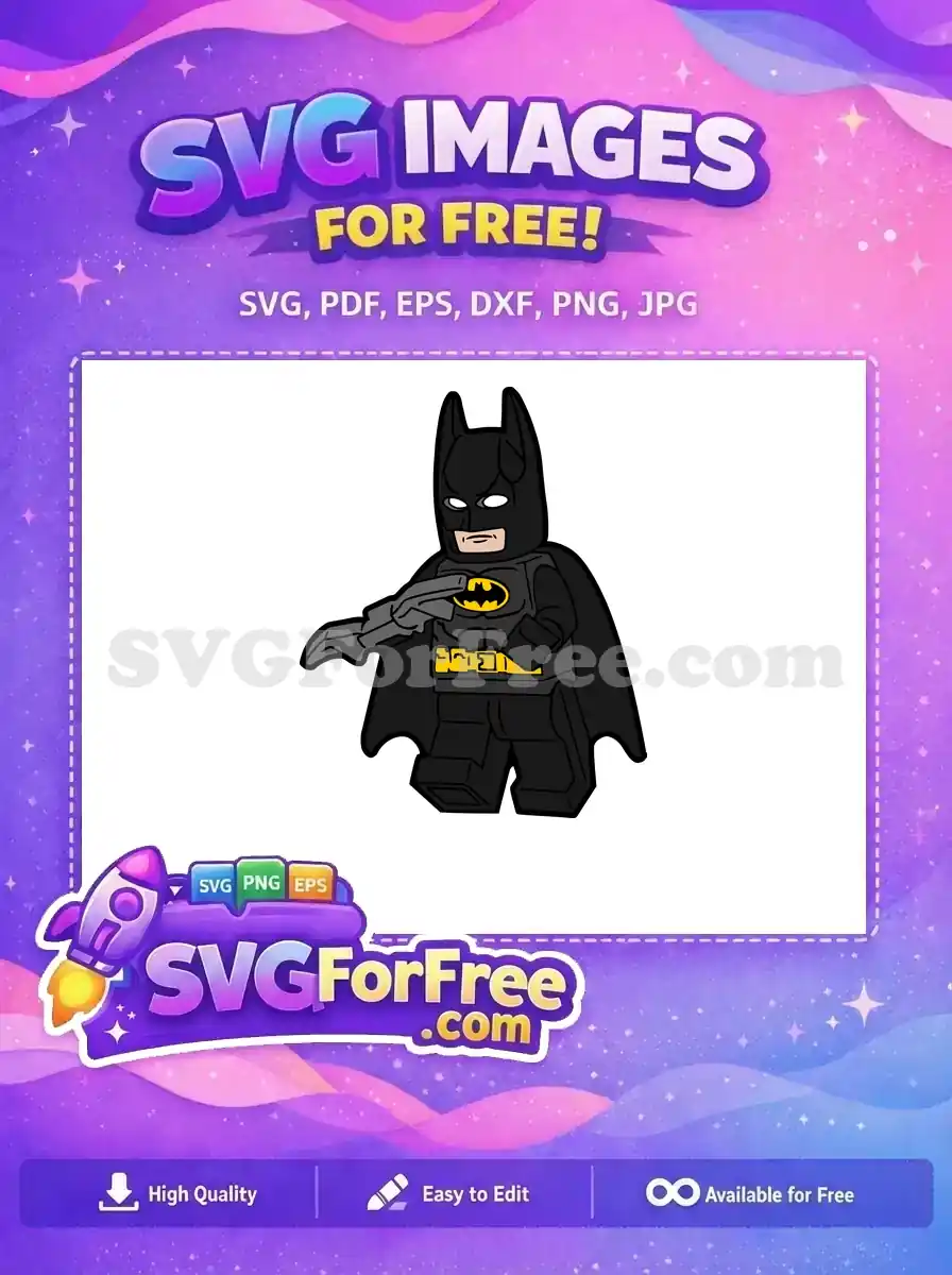 Free Dark Knight Free Batarang Lego Batman Free SVG