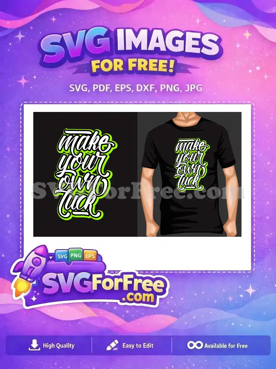 Free White Bold Letters Free Green Outline Quote Free SVG