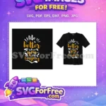 Free Golden Lettering Free Life Quote Graphic Free SVG - Instant Download