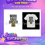 Free Distressed Lettering Free Yellow Accent Work Free SVG - Instant Download