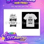 Free Lettering Dream Free Strategy Typography Quotes Free SVG - Instant Download