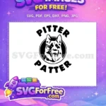 Free Dog Face Free Letterkenny Pitter Patter Quote Free SVG - Instant Download