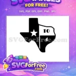 Free Texas Outline Free 10-4 Letterkenny Free SVG - Instant Download