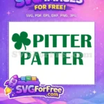 Free Green Shamrock Free Pitter Patter Letterkenny Free SVG - Instant Download