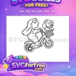 Free Cute Stitch Free Angel Smiling Lilo and Stitch Free SVG - Instant Download