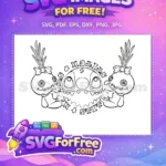 Free Playful Stitch Free Cute Face Lilo Free SVG 11 - Instant Download