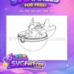 Free Sleepy Stitch Free in Pokeball Lilo and Stitch Free SVG - Instant Download