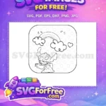 Free Playful Stitch Free Blue Stitch Lilo Free SVG 3 - Instant Download