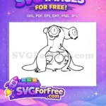 Free Happy Stitch Free Cute Lilo Movie Free SVG 2 - Instant Download