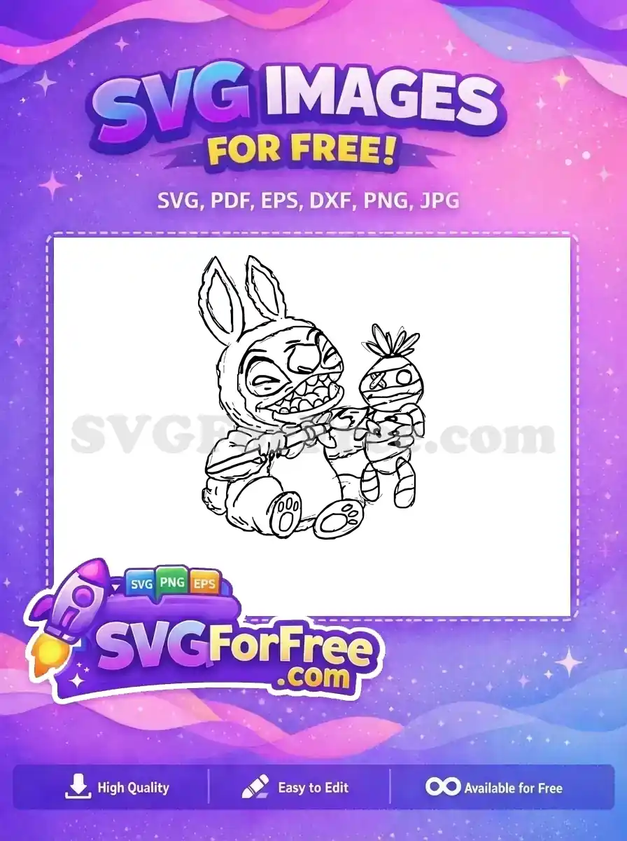 Free Lilo Design Free Stitch Outline Lilo and Stitch Free SVG