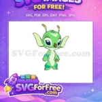 Free Green Jumba Alien Free Experiment 626 Lilo Free SVG - Instant Download