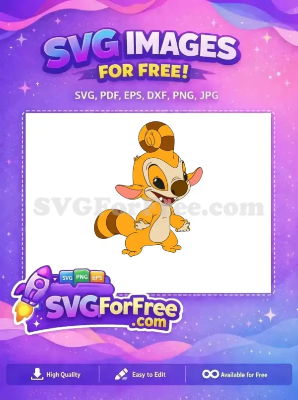 Free Orange Squirrel Stitch Free Happy Expression Lilo Free SVG Free Orange Squirrel Stitch Free Happy Expression Lilo Free SVG