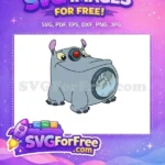 Free Grey Washing Machine Free Stitch Experiment Lilo Free SVG - Instant Download