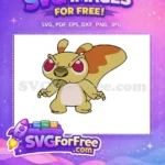 Free Angry Eyes Free Brown Tail Lilo and Stitch Free SVG - Instant Download