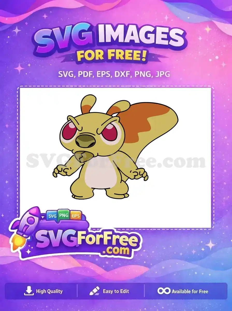 Free Angry Eyes Free Brown Tail Lilo and Stitch Free SVG