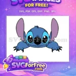 Free Smiling Face Free Pointy Ears Lilo and Stitch Free SVG - Instant Download