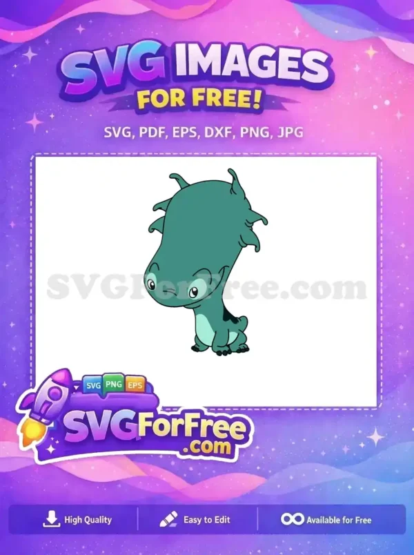 Free Teal Alien Experiment Free Smiling Face Lilo and Stitch Free SVG