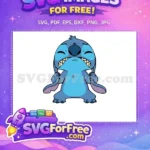 Free Angry Stitch Free Gritted Teeth Lilo Free SVG - Instant Download