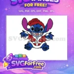 Free Santa Hat Free Smiling Face Lilo and Stitch Free SVG - Instant Download