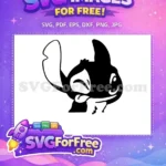 Free Adorable Stitch Free Smiling Face Lilo Free SVG - Instant Download