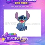 Free Smiling Stitch Free Sitting Pose Lilo Free SVG 6 - Instant Download