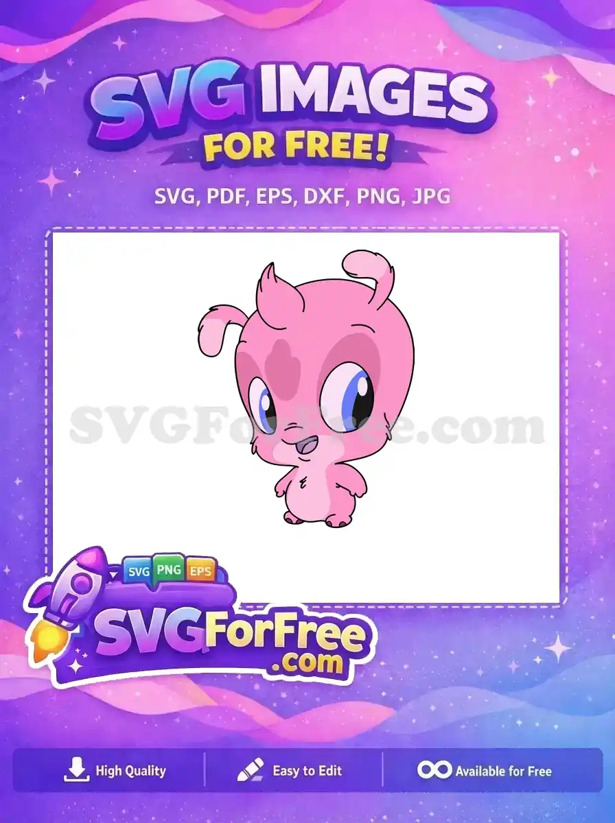 Free Angel Pink Free Cute Stitch Lilo Free SVG