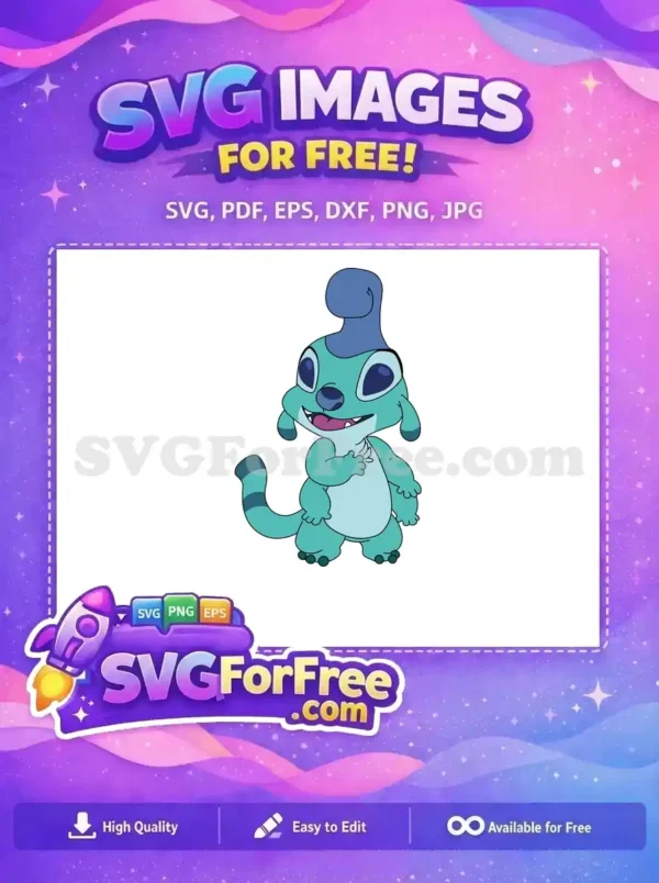 Free Blue Hat Free Smiling Stitch Lilo and Stitch Free SVG